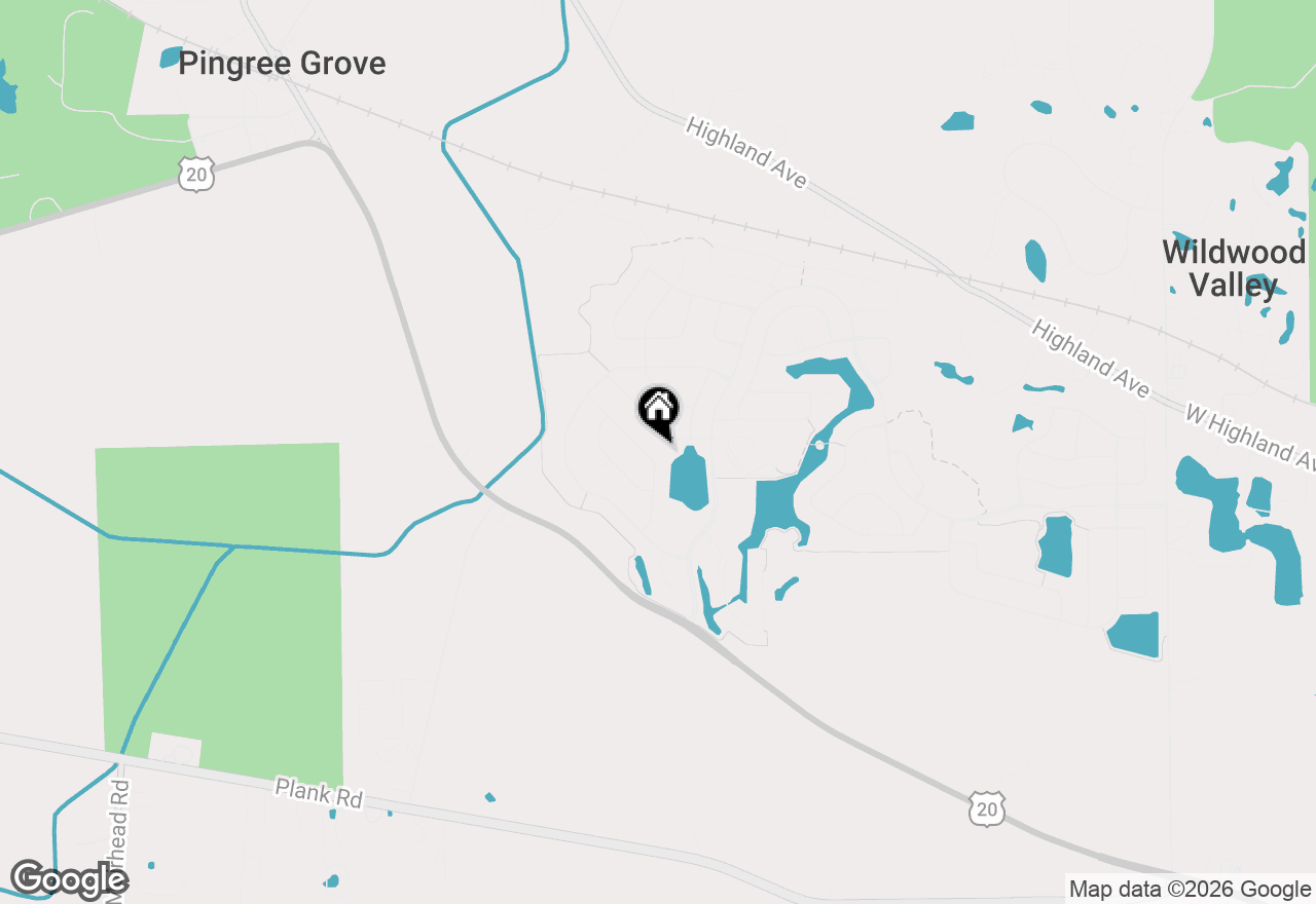Map of 3674 Broadleaf Avenue, Elgin, IL 60124