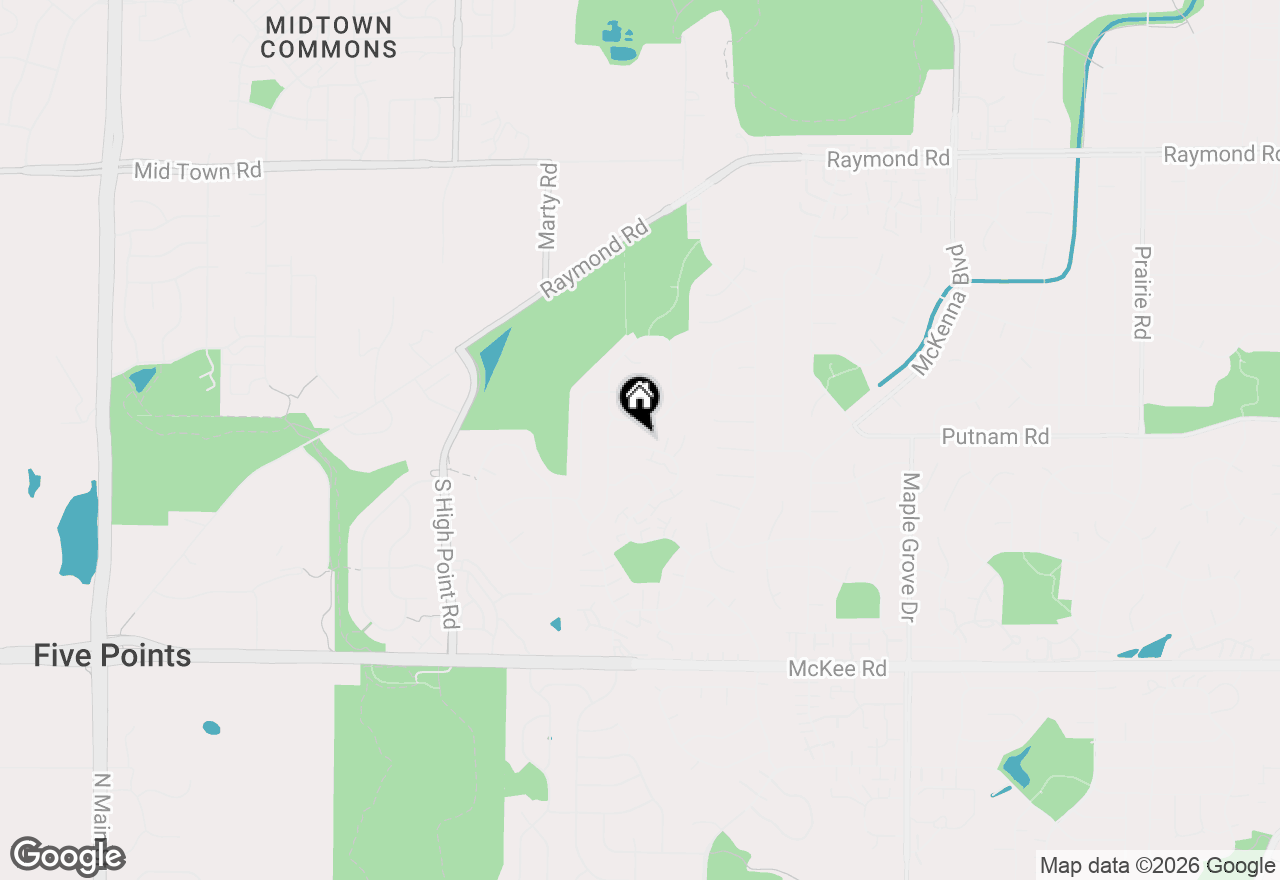 Map of 2831 Cimarron Trail, Madison, WI 53719