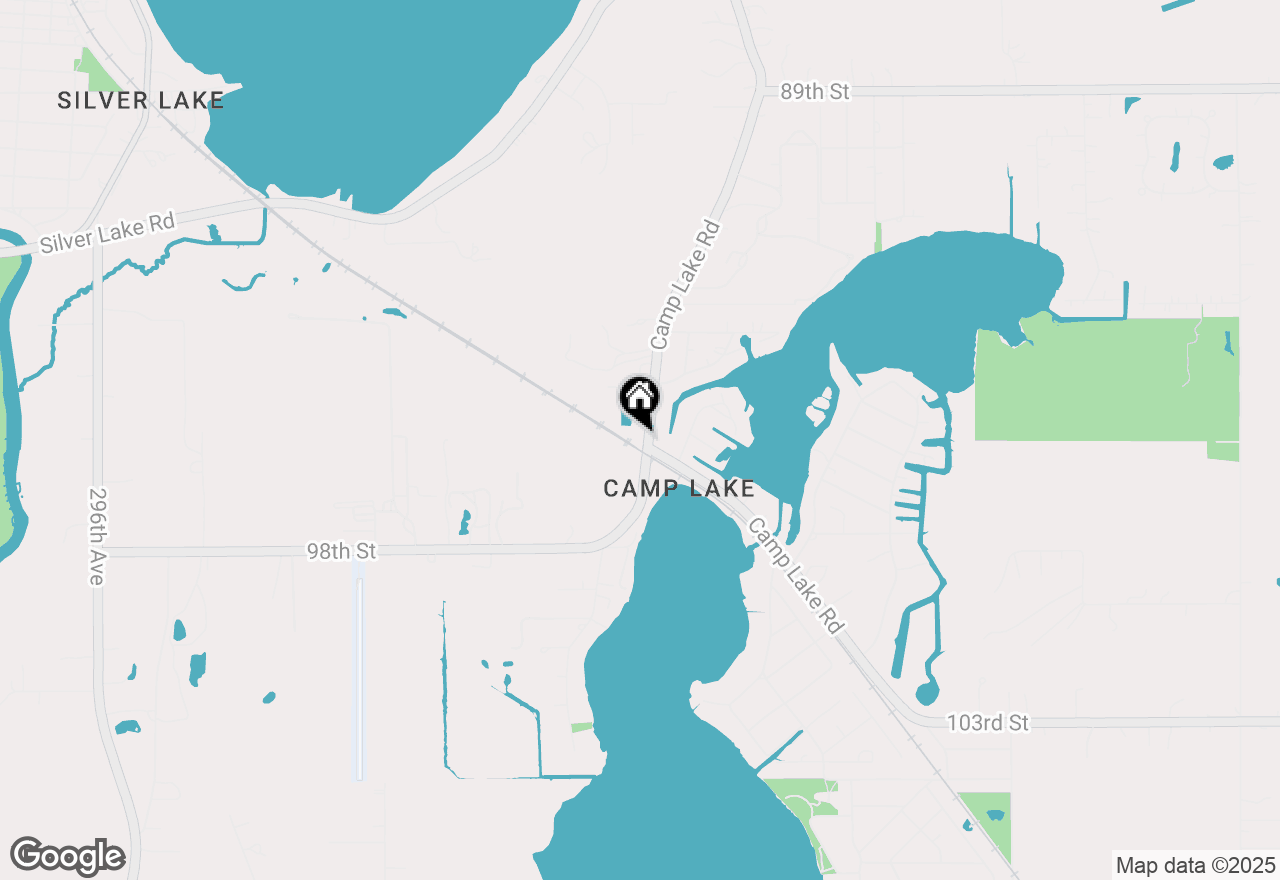Map of 9622 Camp Lake Rd, Salem, WI 53168