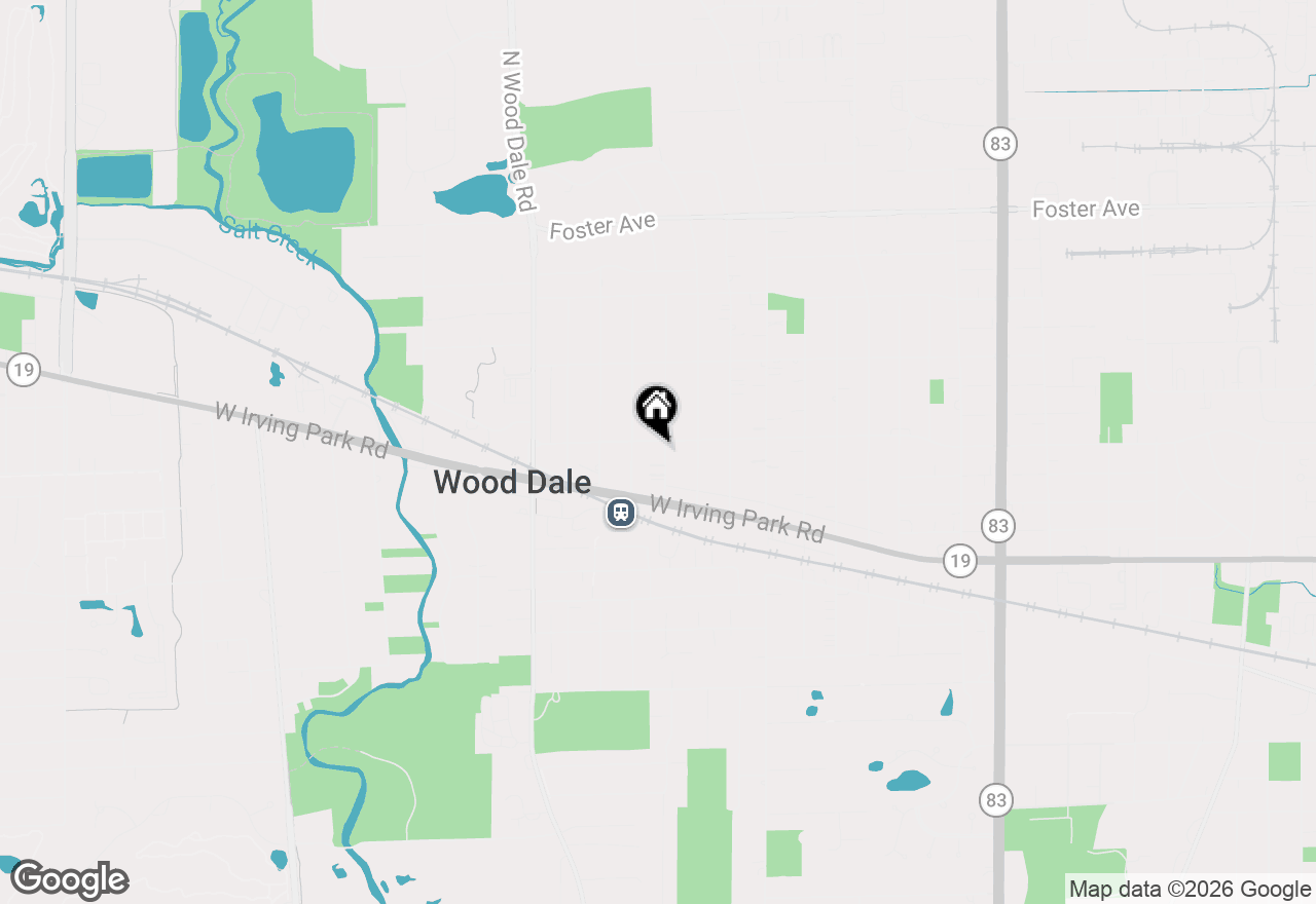 Map of 314 N Cedar Avenue, Wood Dale, IL 60191