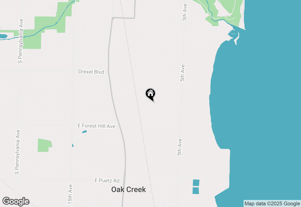 Map of 804 Clark Ave, South Milwaukee, WI 53172