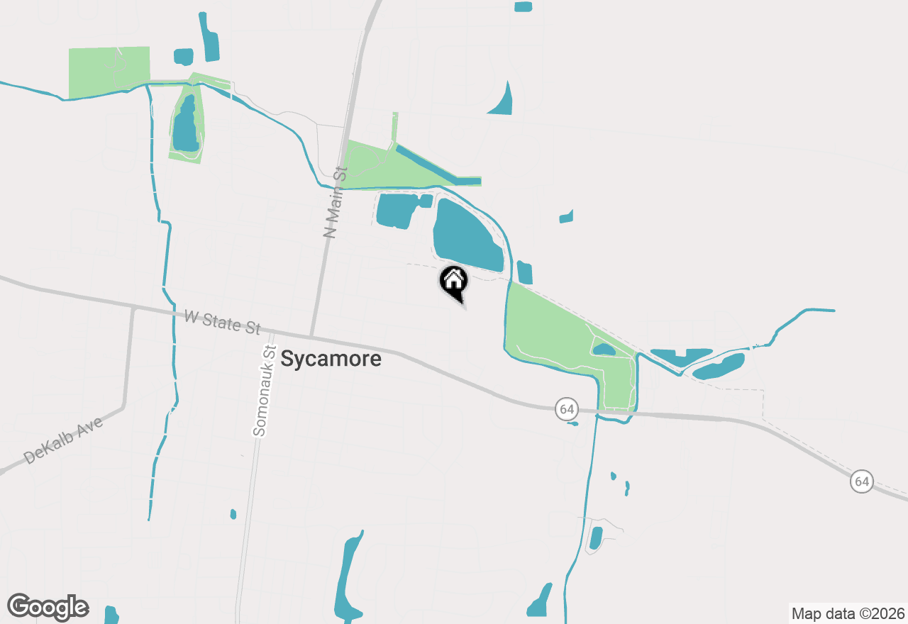Map of 230 Sabin Street, Sycamore, IL 60178