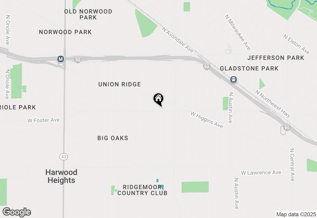 Map of 6508 W Foster Avenue, Chicago, IL 60656