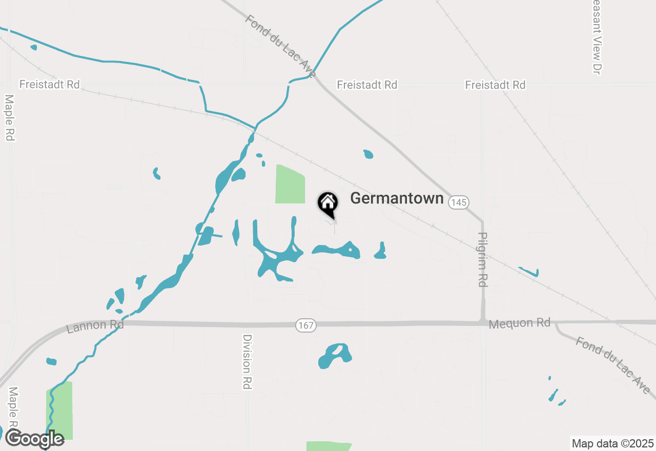 Map of N115W16628 Royal Ct, Germantown, WI 53022