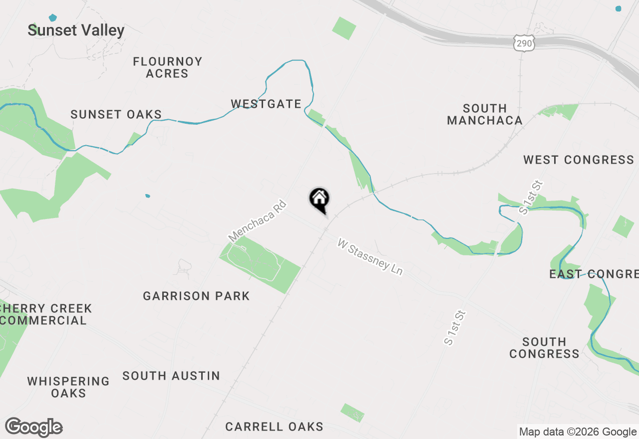 Map of 5504 Rose Hill Cir #A, Austin, TX 78745