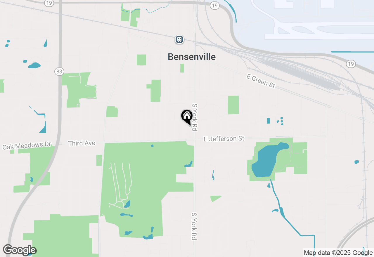 Map of 423 S Center Street, Bensenville, IL 60106