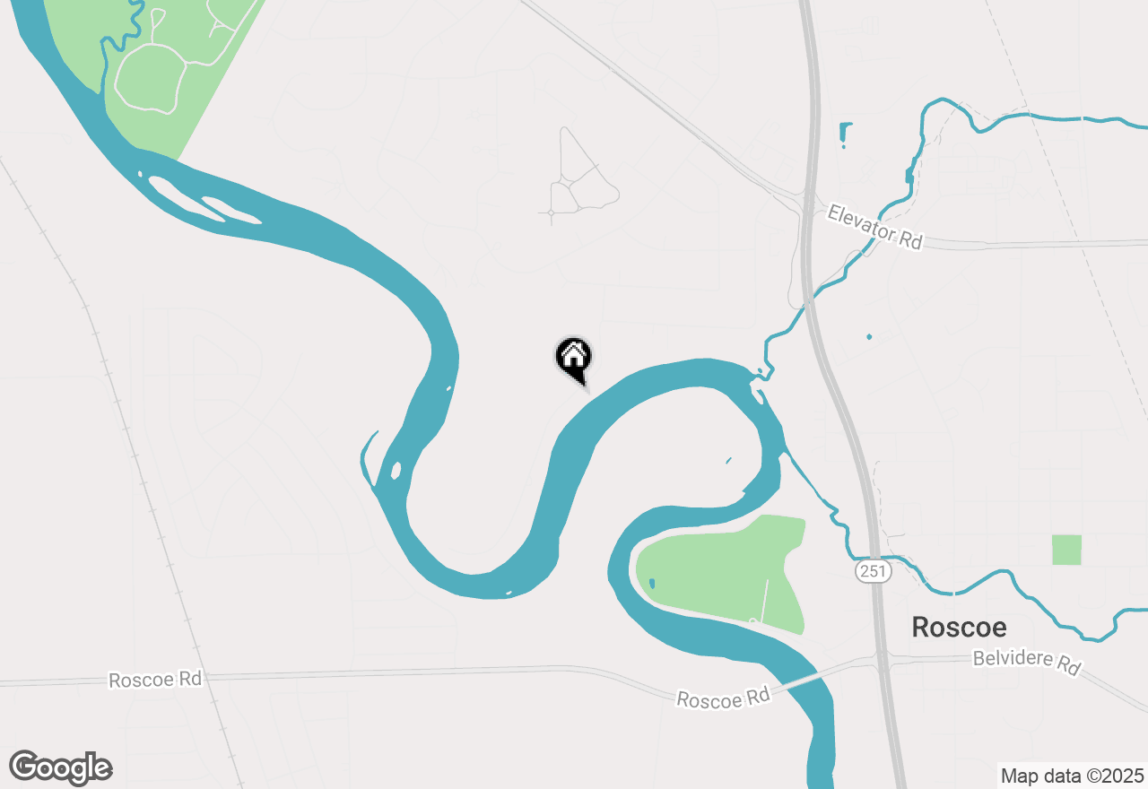 Map of 11161 Edgemere Terrace, Roscoe, IL 61073