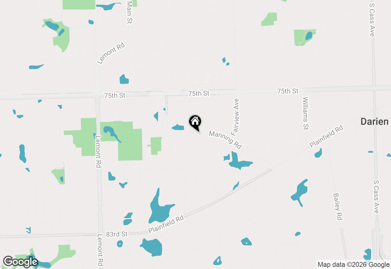 Map of 2214 Hamilton Lane, Darien, IL 60561