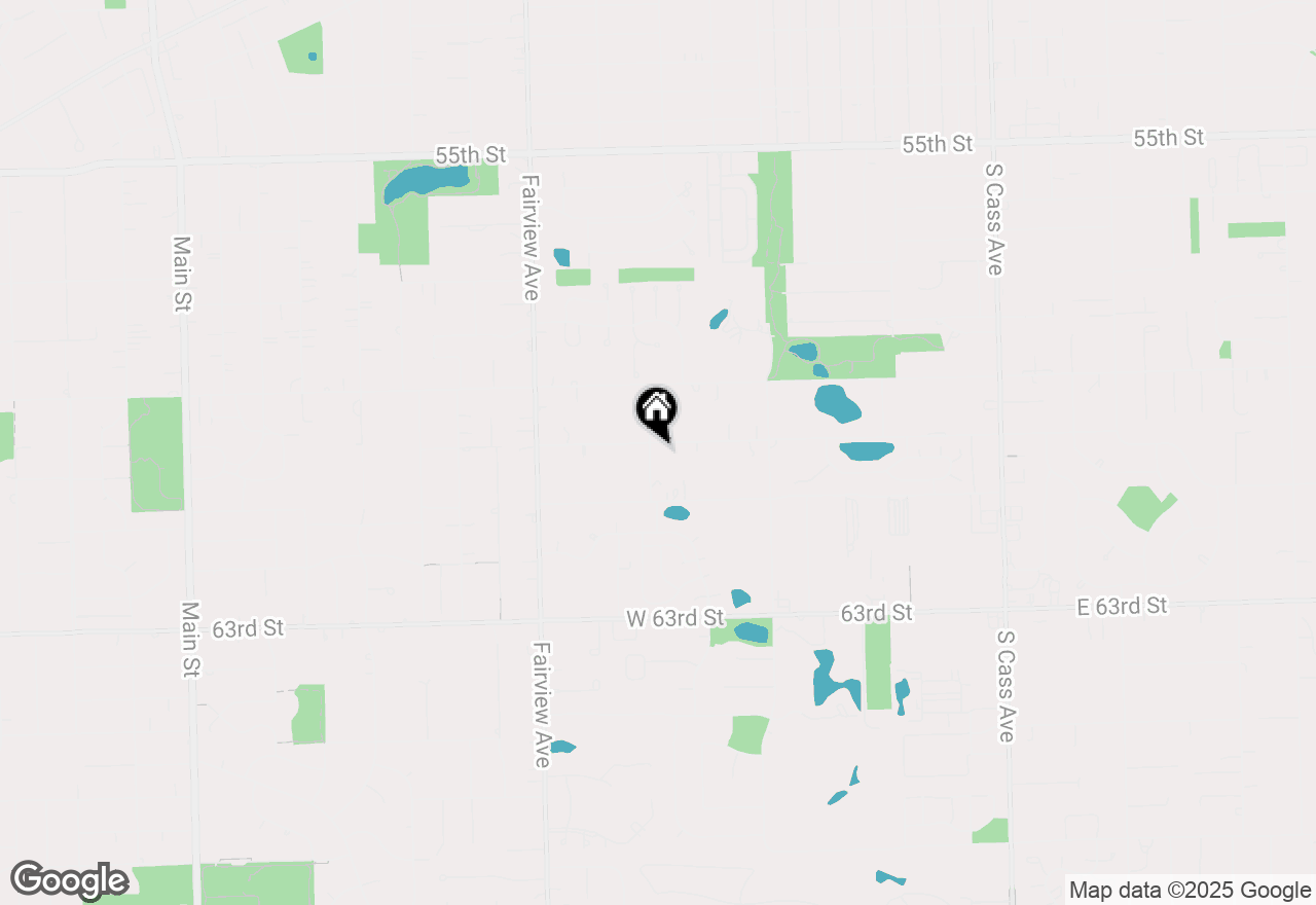 Map of 127 60th Street, Downers Grove, IL 60516