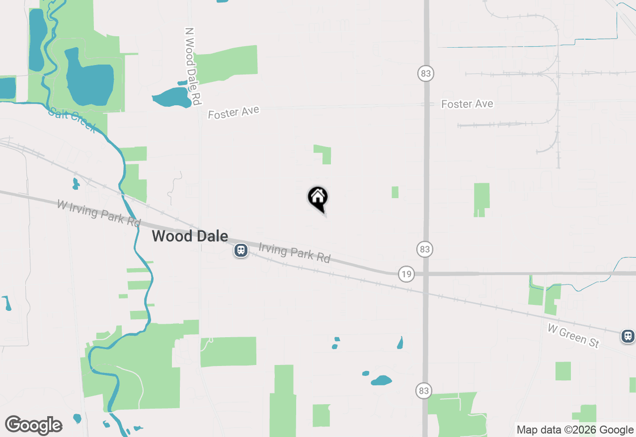 Map of 317 N Central Avenue, Wood Dale, IL 60191