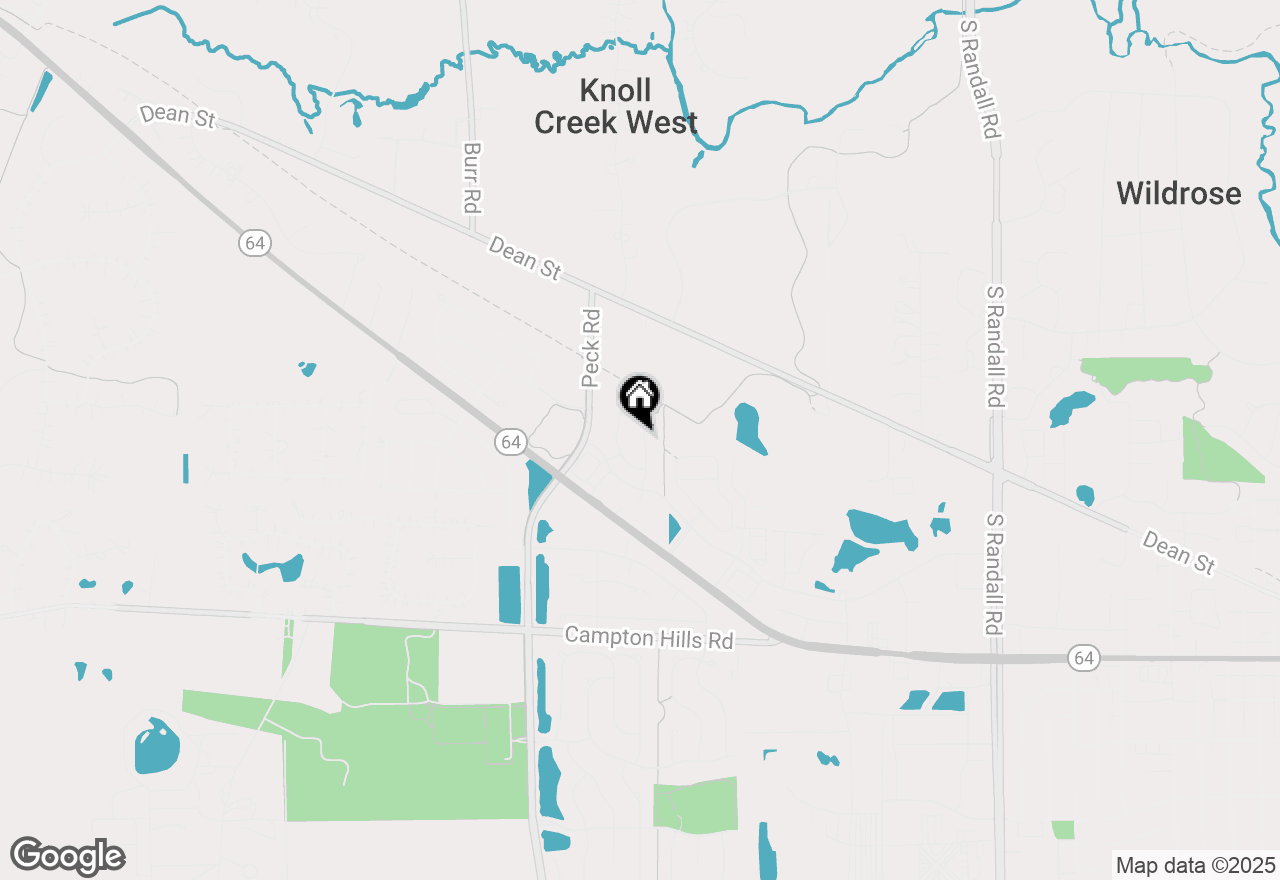 Map of 187 Remington Drive, St. Charles, IL 60175