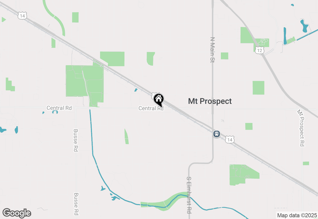 Map of 603 W Central Road #C5, Mount Prospect, IL 60056