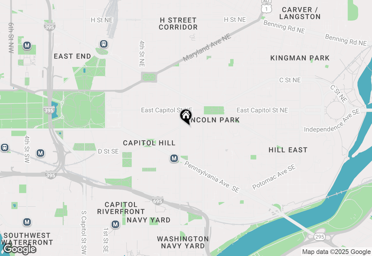 Map of 818 Independence Avenue Se, Washington, DC 20003