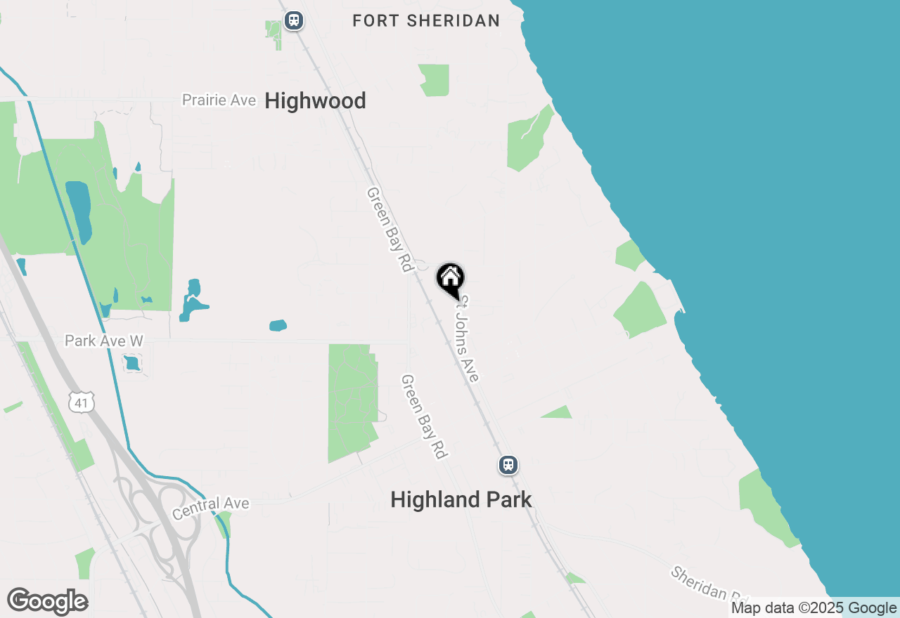 Map of 2066 Saint Johns Avenue #304, Highland Park, IL 60035
