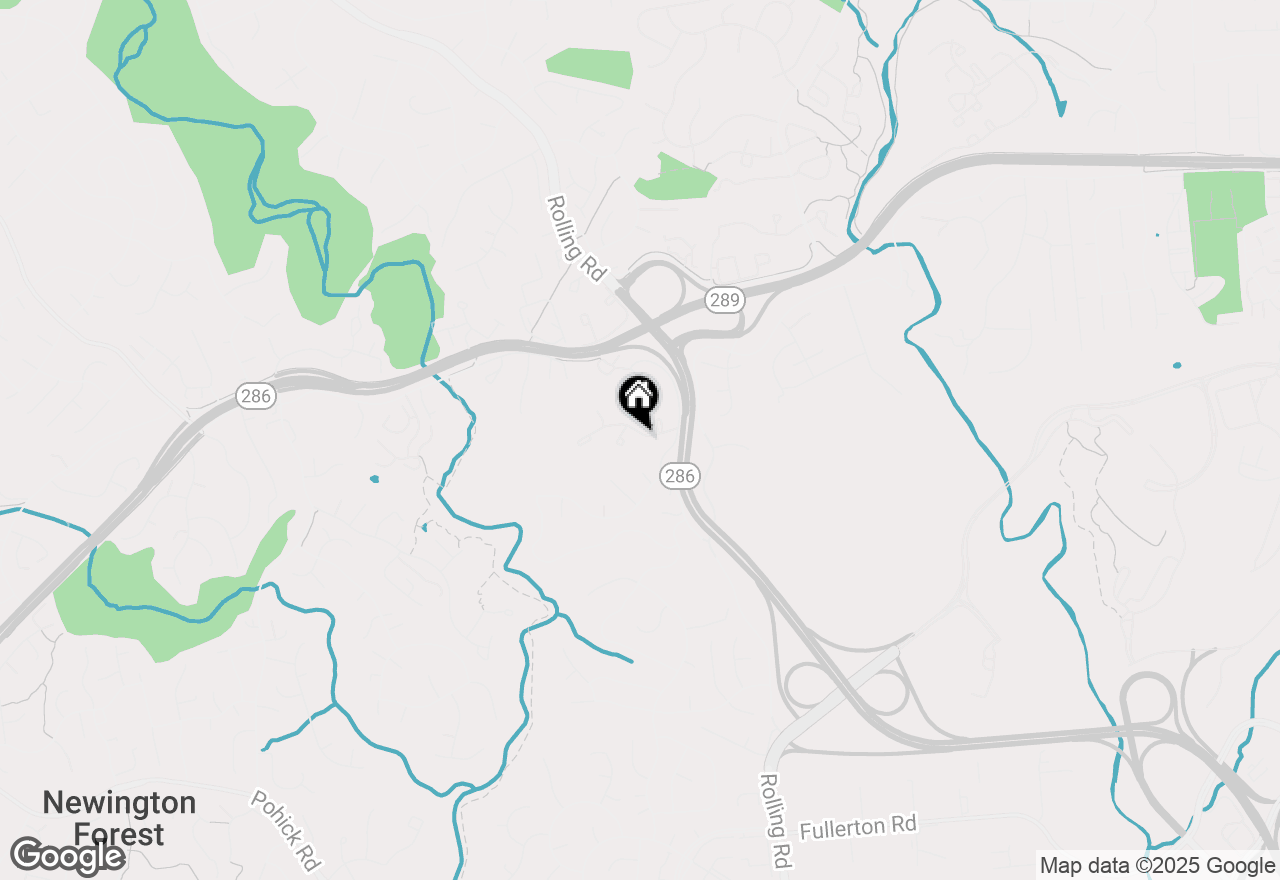 Map of 7931 Bethelen Woods Lane, Springfield, VA 22153