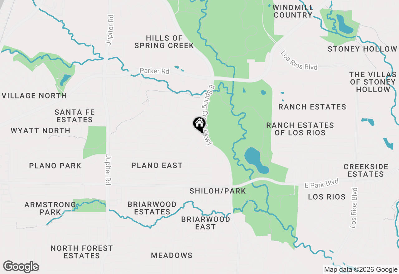 Map of 2920 Mulberry Lane, Plano, TX 75074