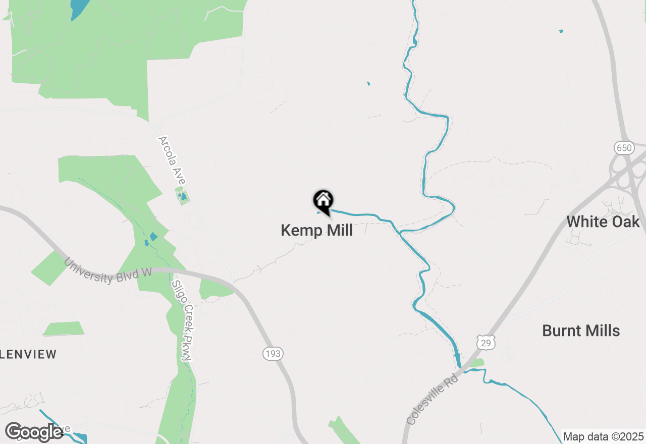 Map of 609 Northwood Terrace, Silver Spring, MD 20902