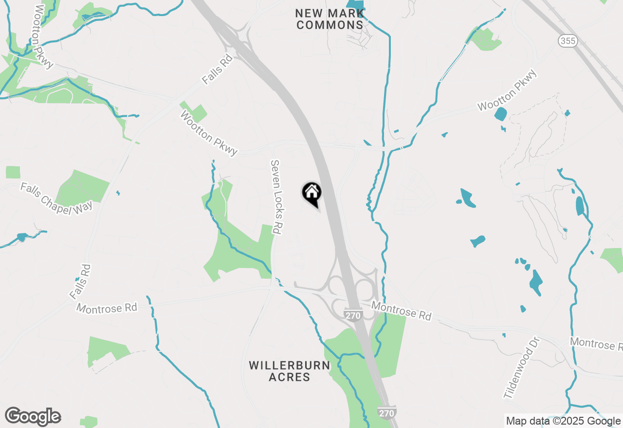 Map of 1121 Fortune Terrace #502, Potomac, MD 20854