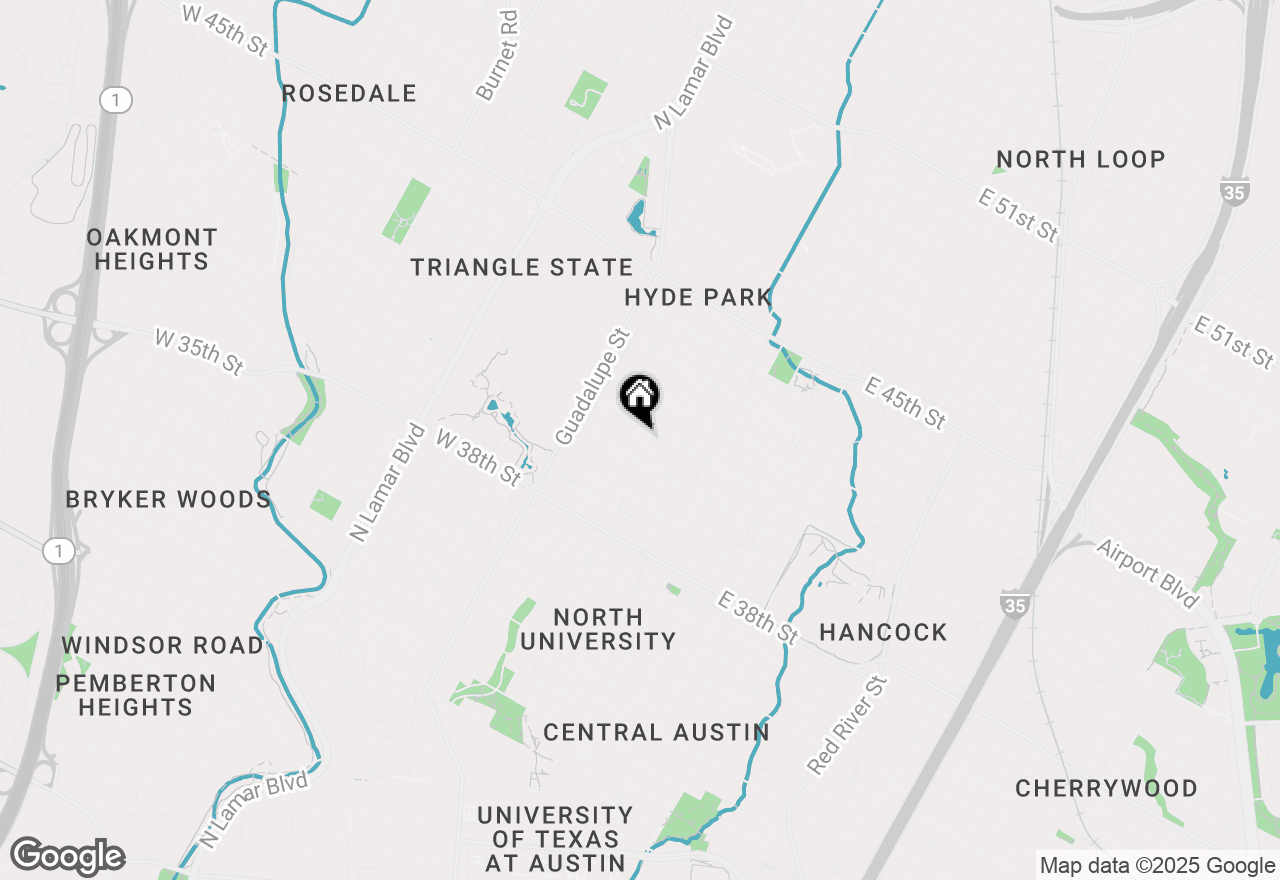 Map of 4006 Avenue C #D, Austin, TX 78751