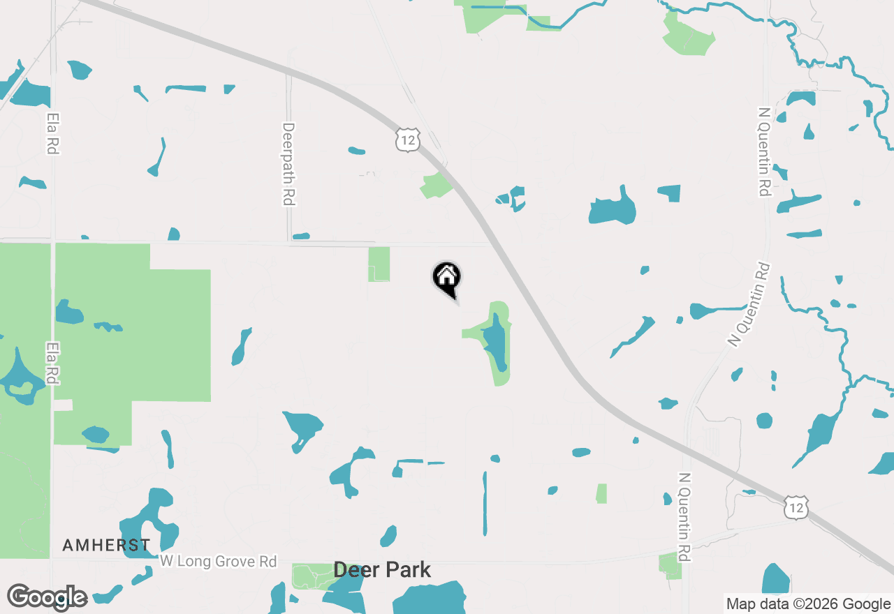 Map of 1524 Coral Reef Way, Lake Zurich, IL 60047
