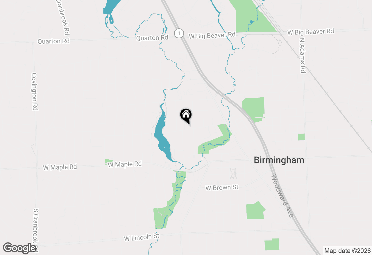 Map of 788 Harmon Street, Birmingham, MI 48009