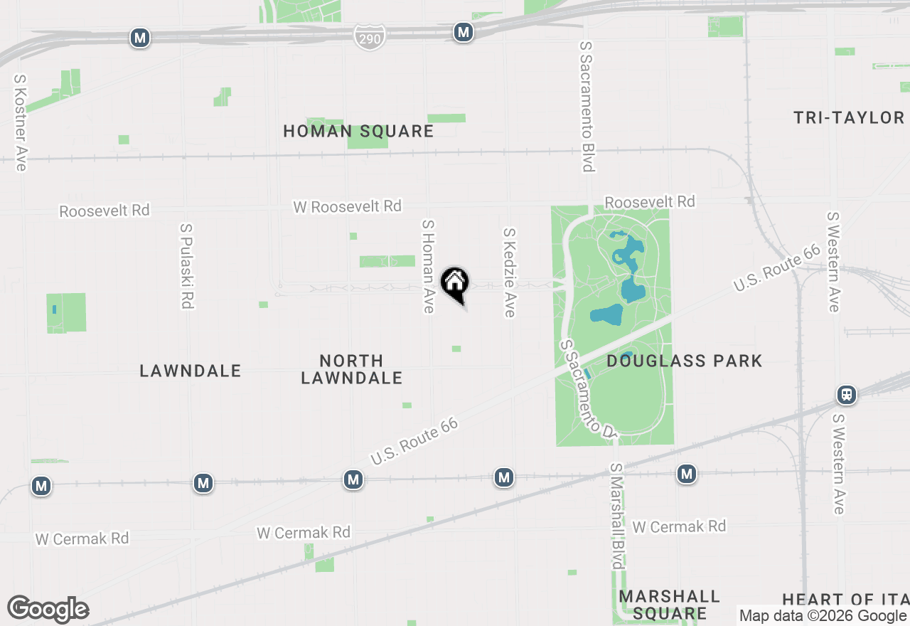 Map of 1431 S Christiana Avenue, Chicago, IL 60623