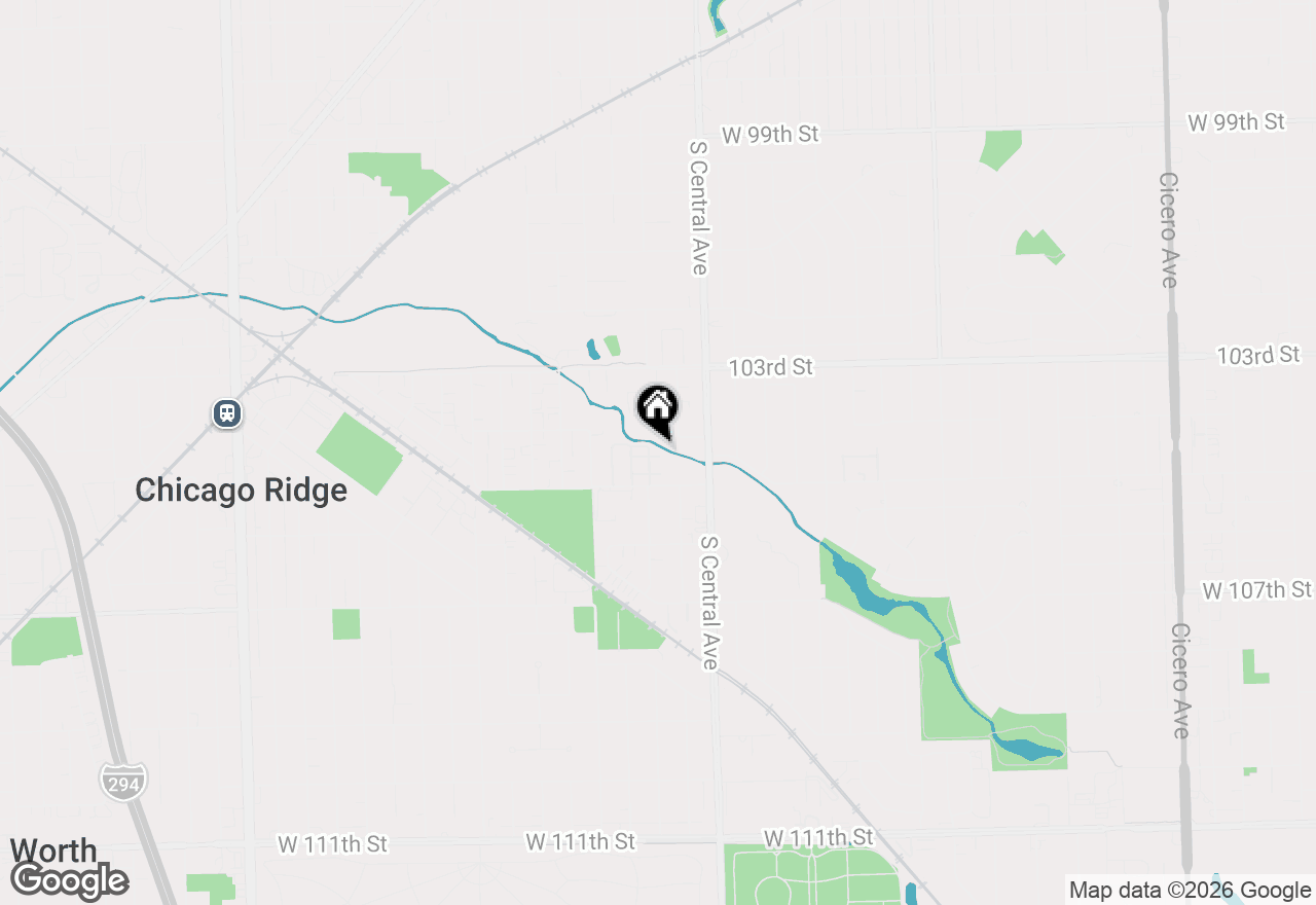 Map of 5633 Edge Lake Drive, Oak Lawn, IL 60453