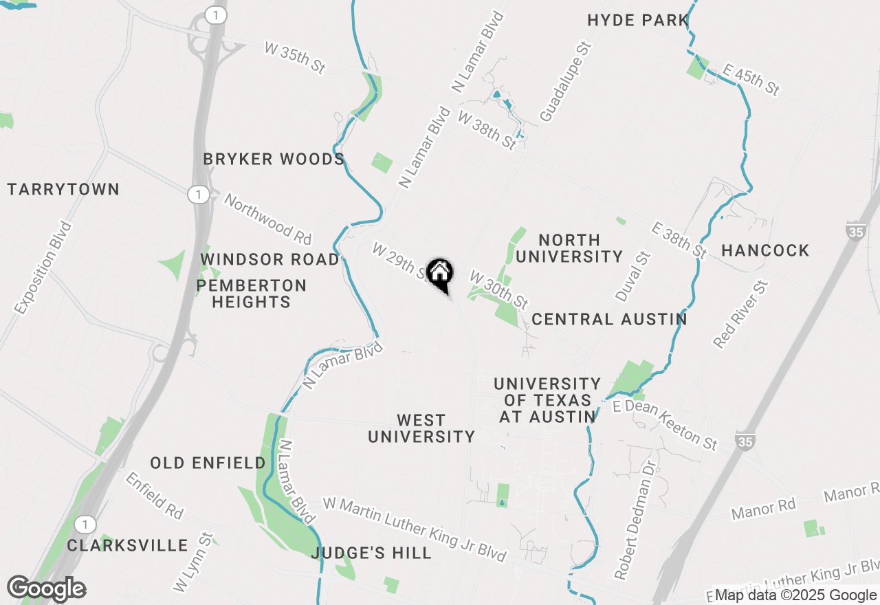 Map of 2815 Rio Grande St #211, Austin, TX 78705