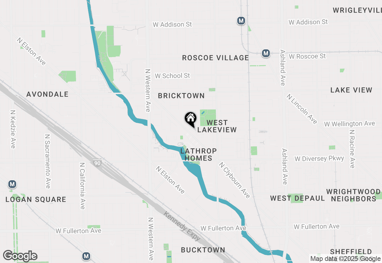Map of 2951 N Clybourn Avenue #308, Chicago, IL 60618