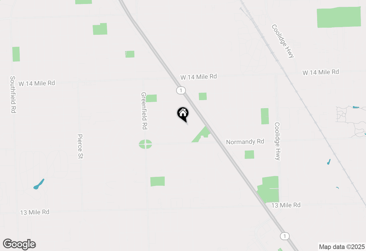 Map of 4167 Arlington Drive, Royal Oak, MI 48073