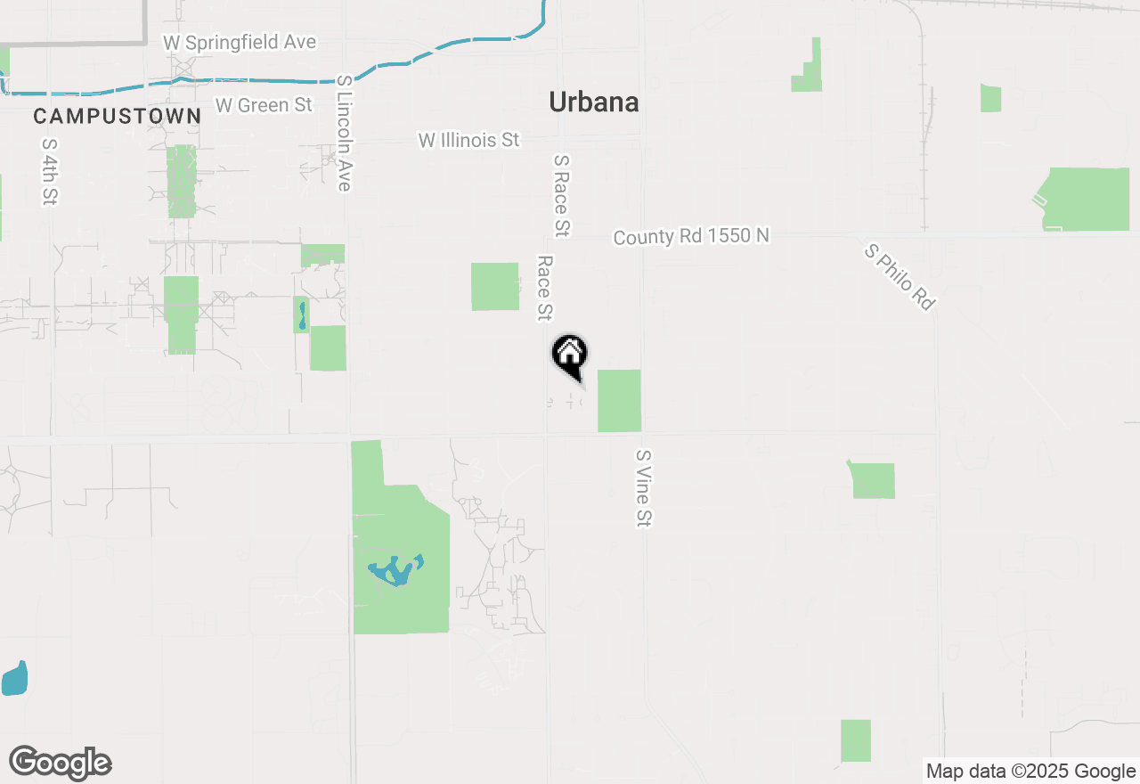 Map of 1505 Delmont Court #3, Urbana, IL 61801