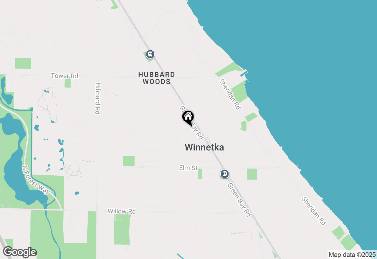 Map of (Address confidential), Winnetka, Illinois 60093
