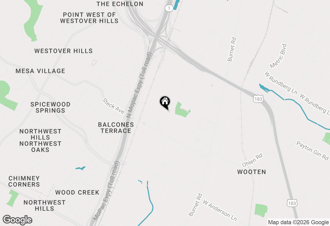 Map of 8401 Millway Dr, Austin, TX 78757