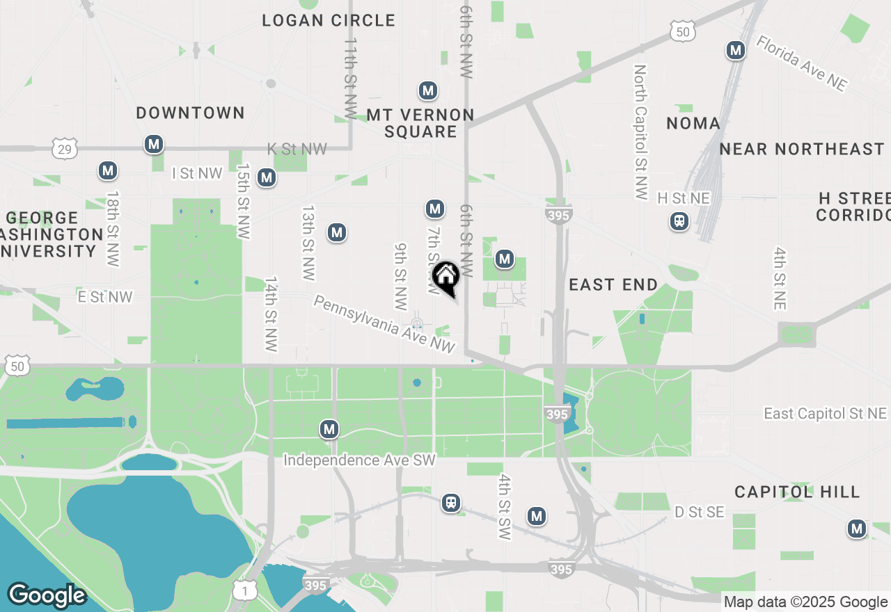 Map of 631 D Street Nw #431, Washington, DC 20004