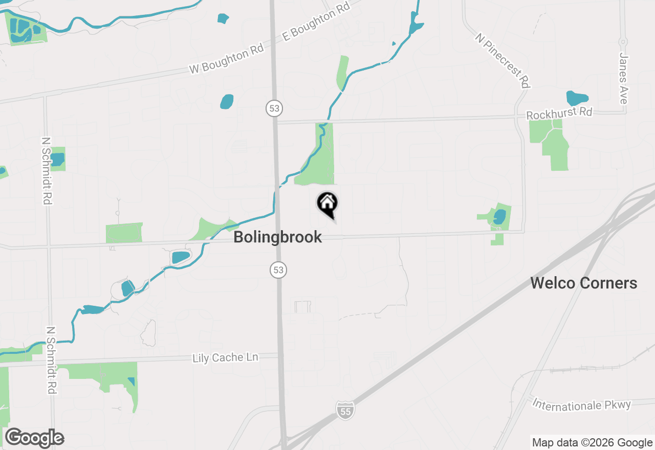 Map of 140 Enclave Circle #C, Bolingbrook, IL 60440