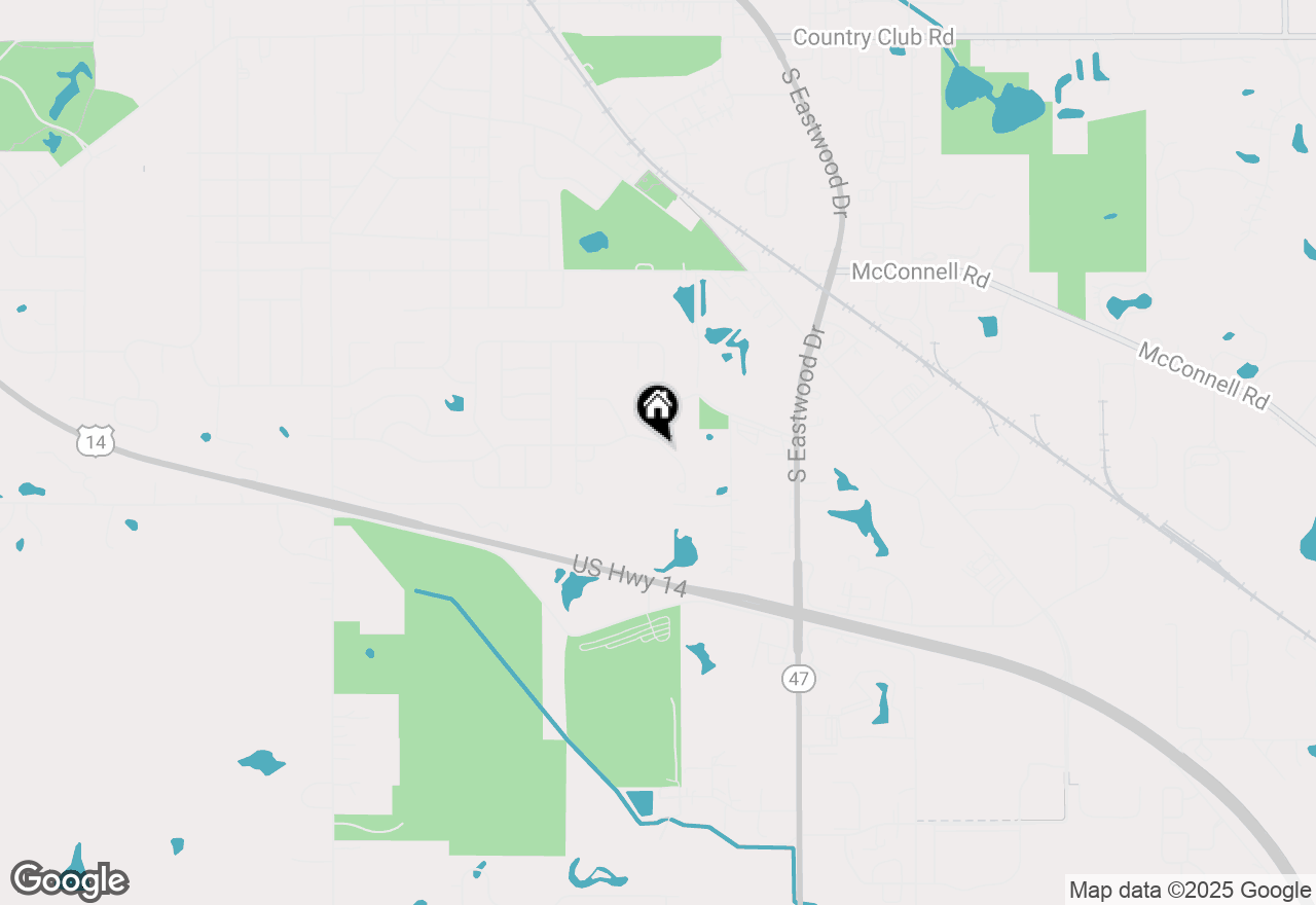 Map of 800 Prairie Ridge Drive, Woodstock, IL 60098