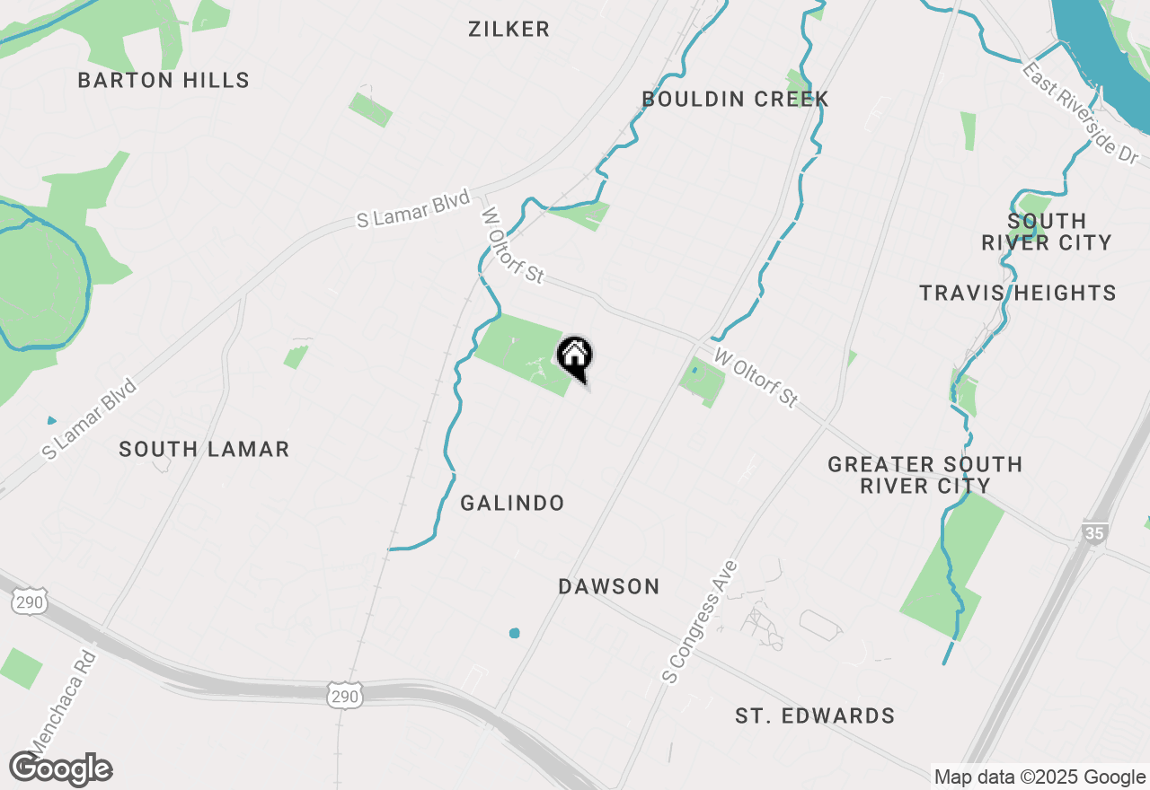 Map of 2609 S 5th St #B, Austin, TX 78704