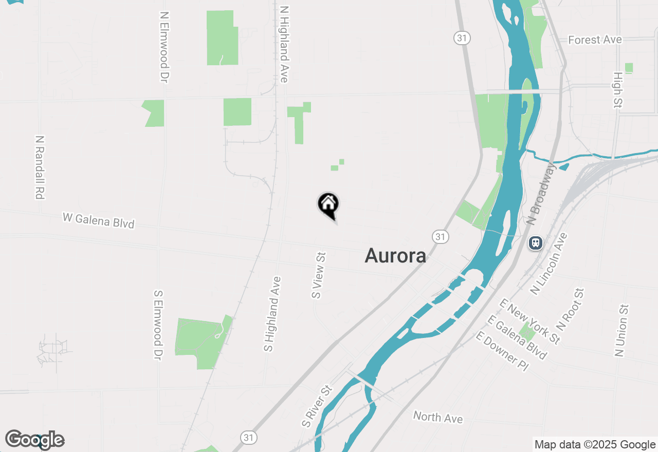 Map of 103 N View Street #C, Aurora, IL 60506