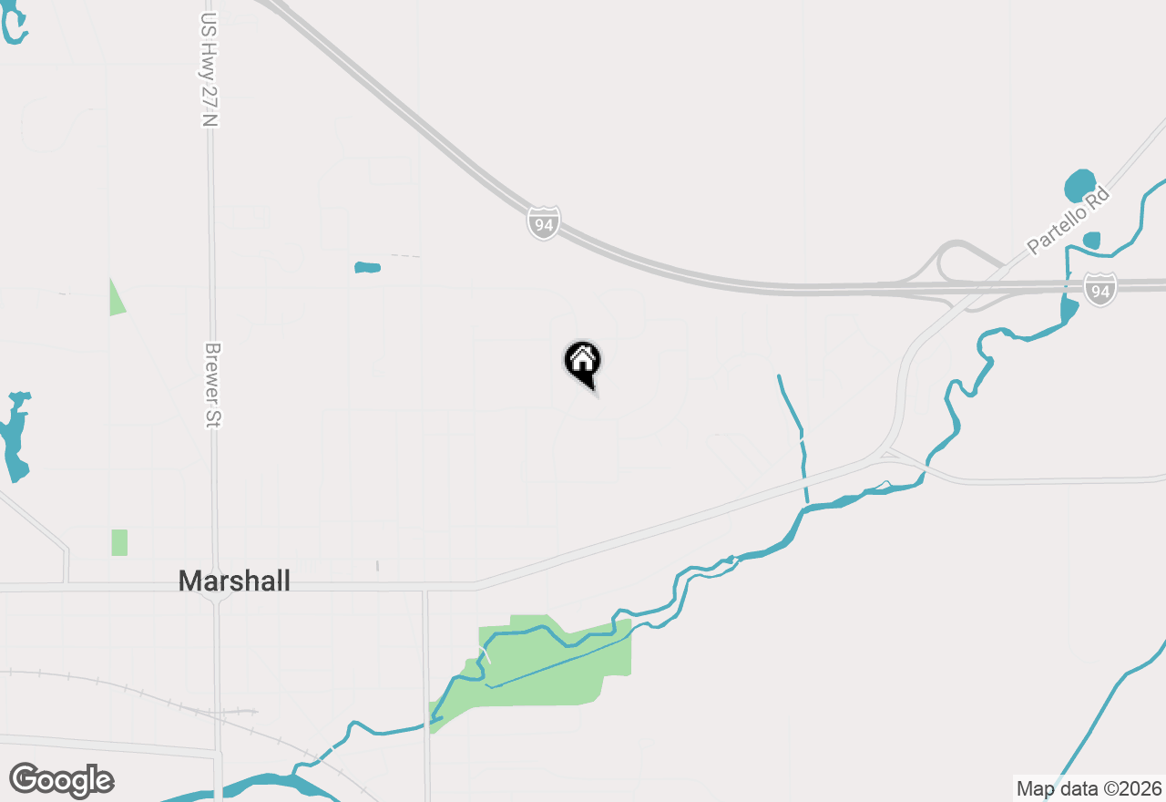 Map of 510 East Drive, Marshall, MI 49068