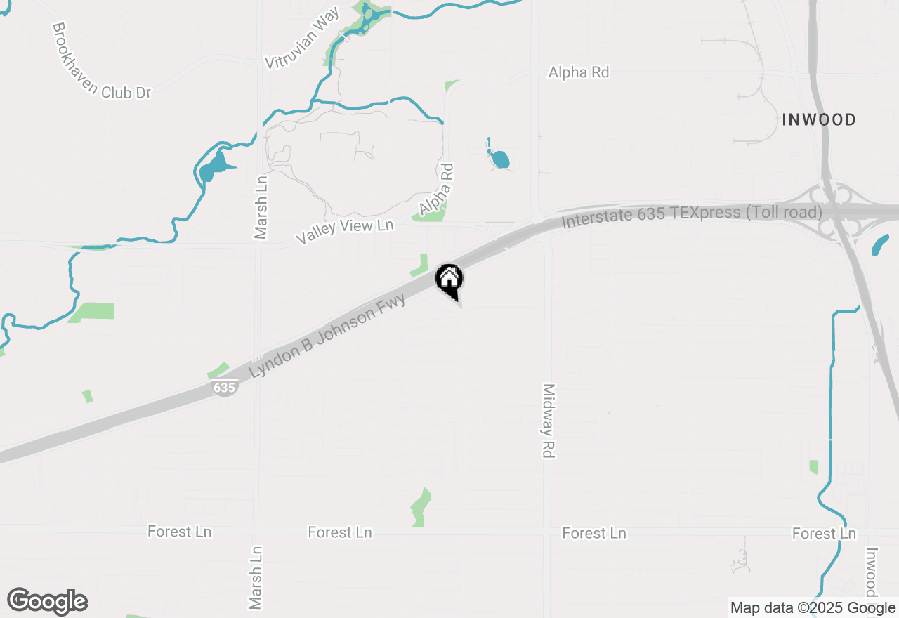 Map of 4209 Rosser Square, Dallas, TX 75244