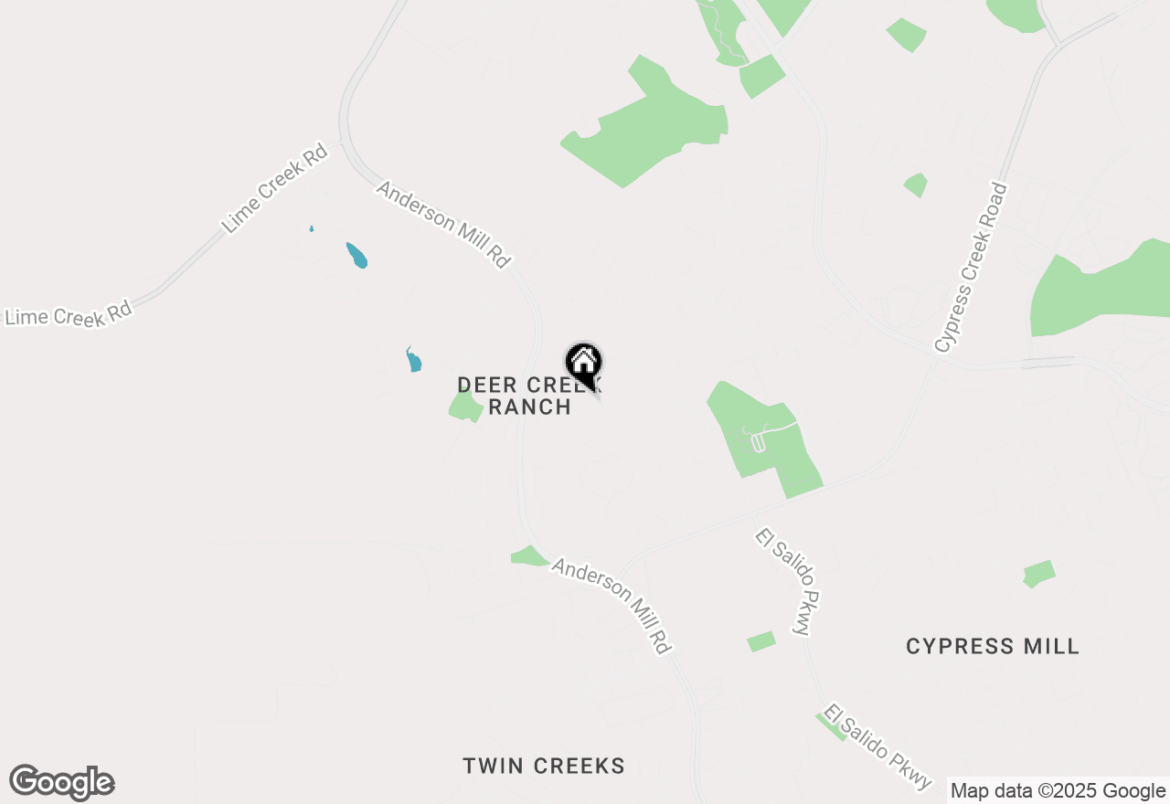 Map of 1601 Serenity Springs Cv, Cedar Park, TX 78613