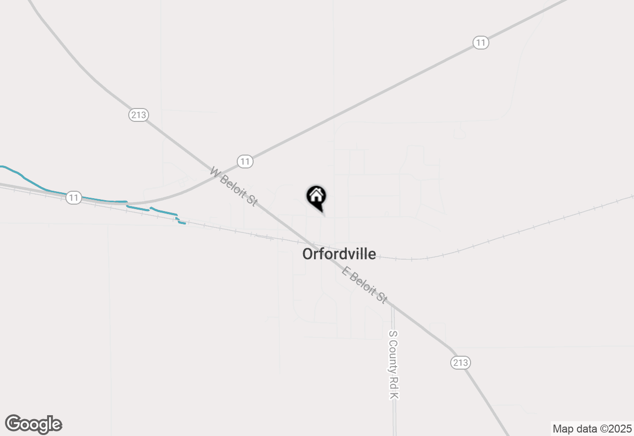 Map of 112 E Church Street, Orfordville, WI 53576