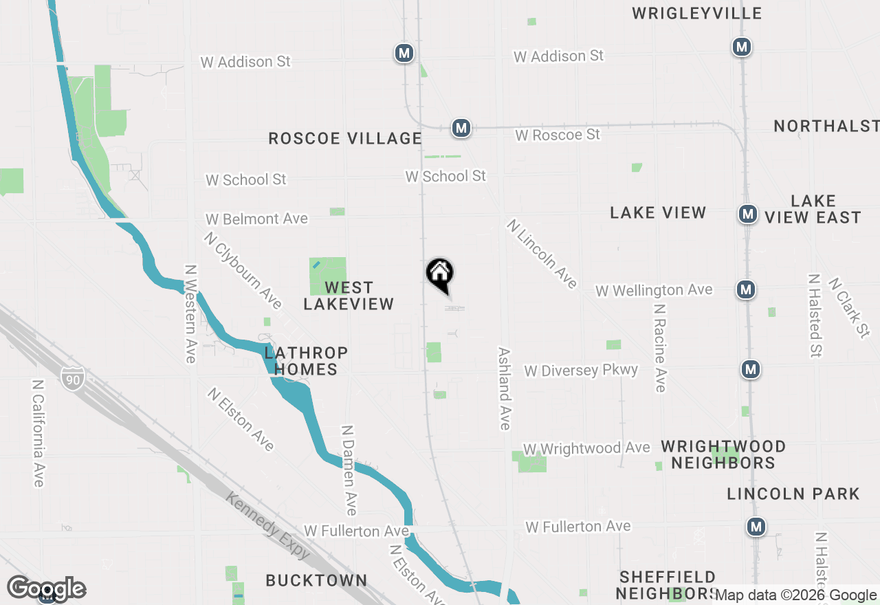 Map of 2950 N Hermitage Avenue, Chicago, IL 60657