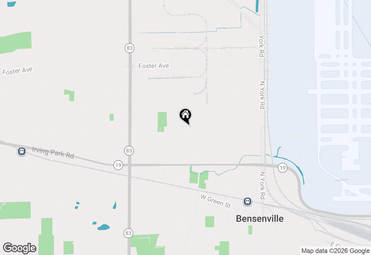 Map of 715 W Hillside Drive, Bensenville, IL 60106