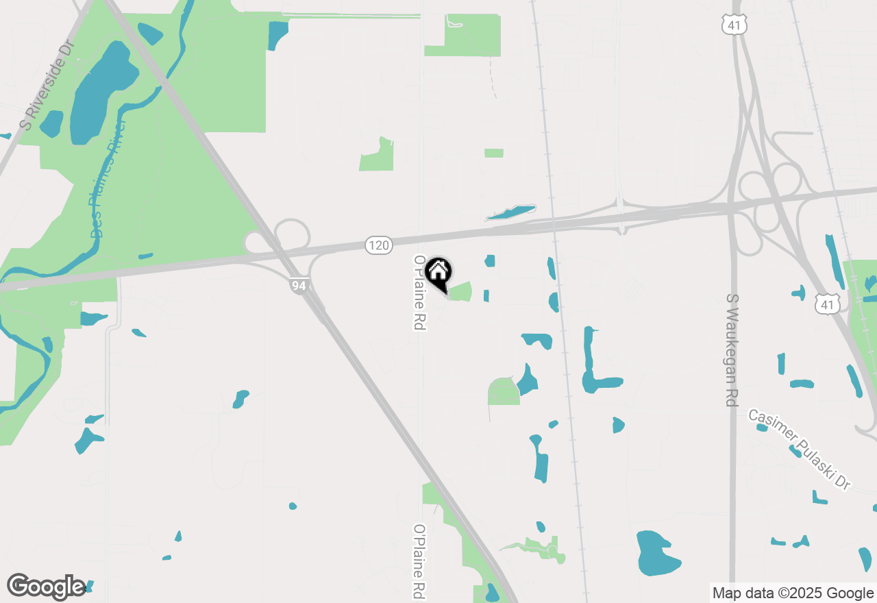 Map of 936 S Darla Court, Waukegan, IL 60085