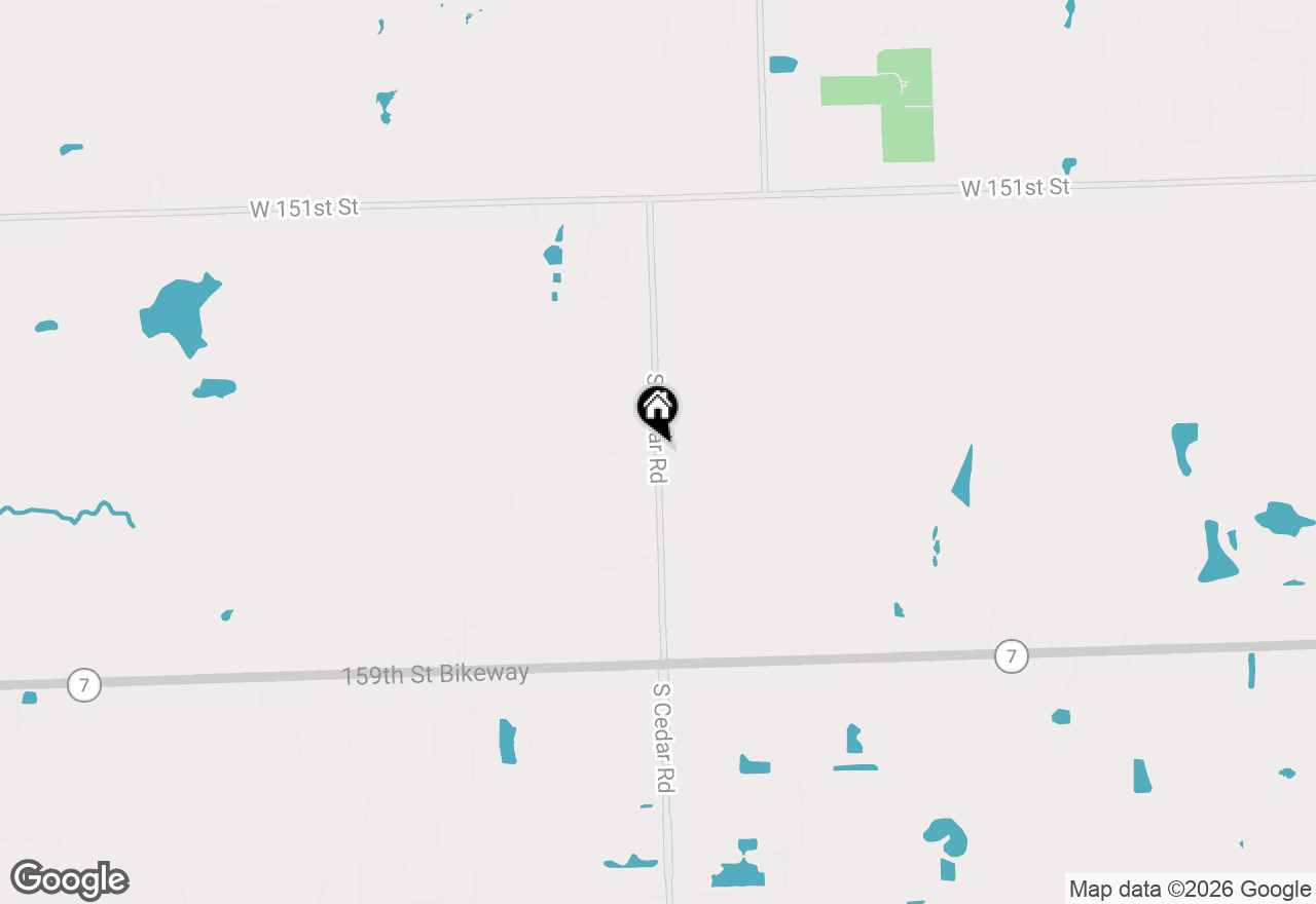 Map of 0 S Cedar Road, Homer Glen, IL 60491