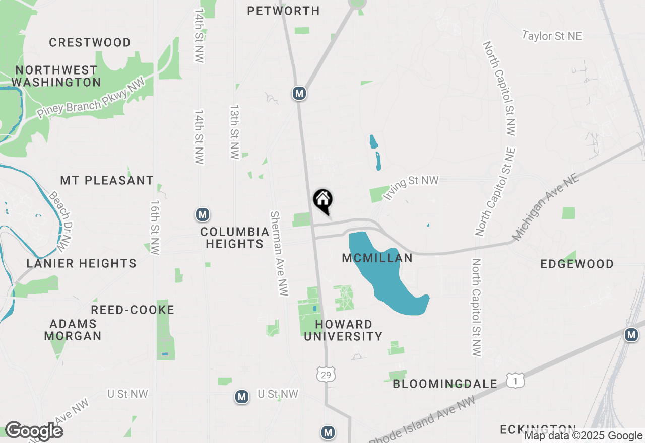Map of 639 Nw Columbia Road, Washington, DC 20001