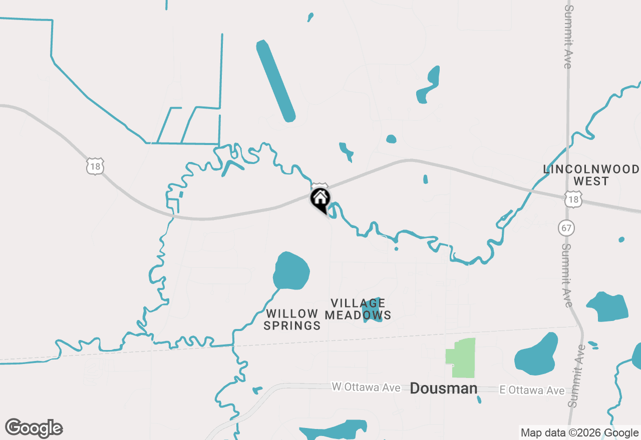 Map of 1123 S Utica Rd, Summit, WI 53066