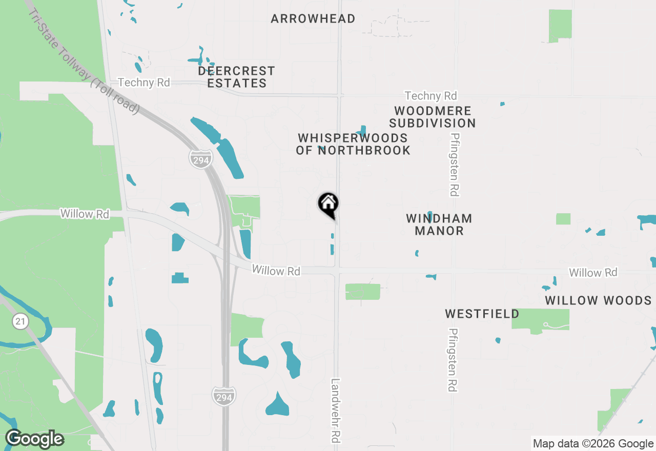 Map of 3273 Doriann Court, Northbrook, IL 60062