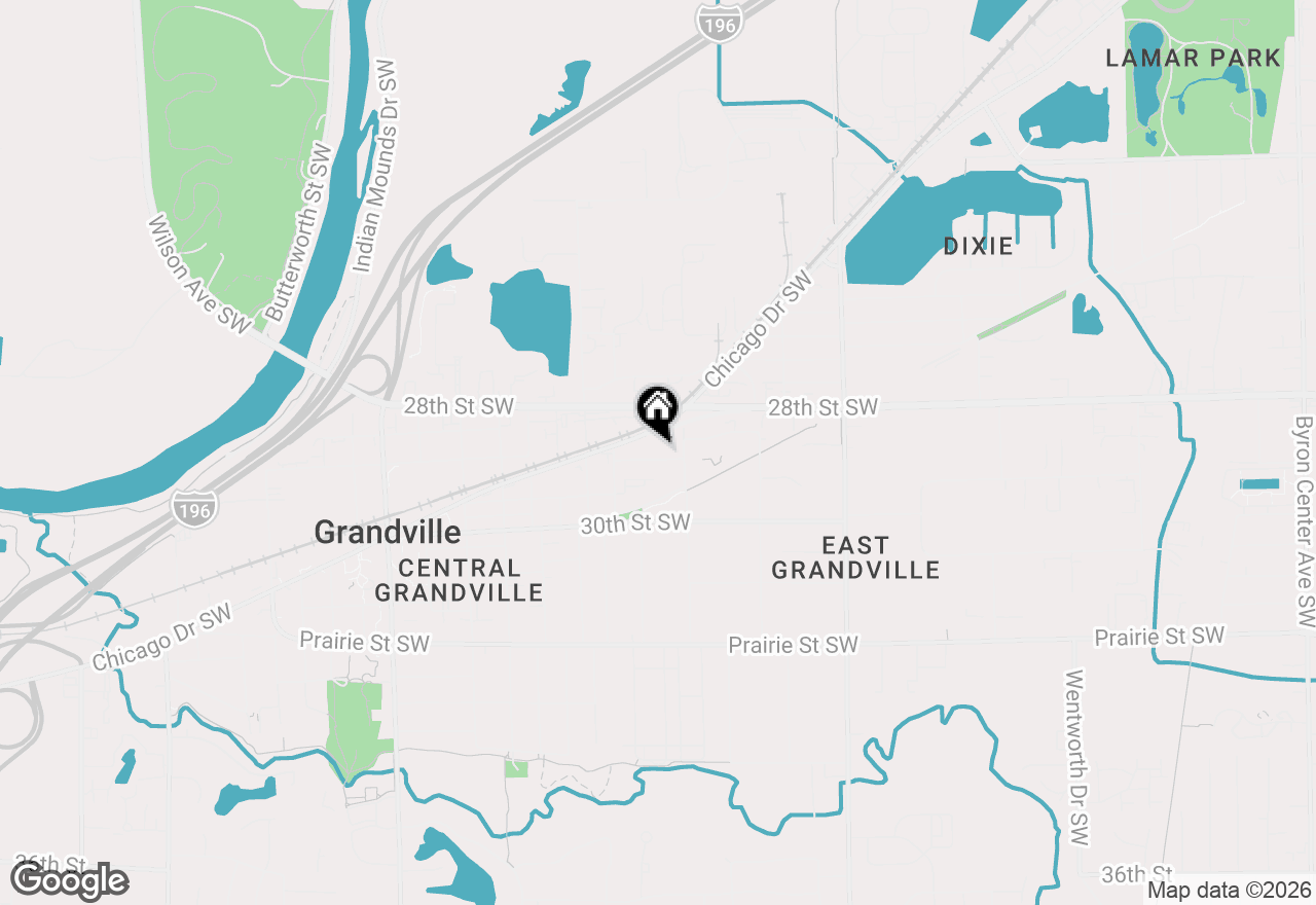 Map of 3521 Marine Street Sw, Grandville, MI 49418